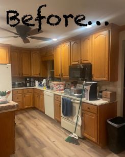 Before & After Cabinet Painting in Islip, NY (1)